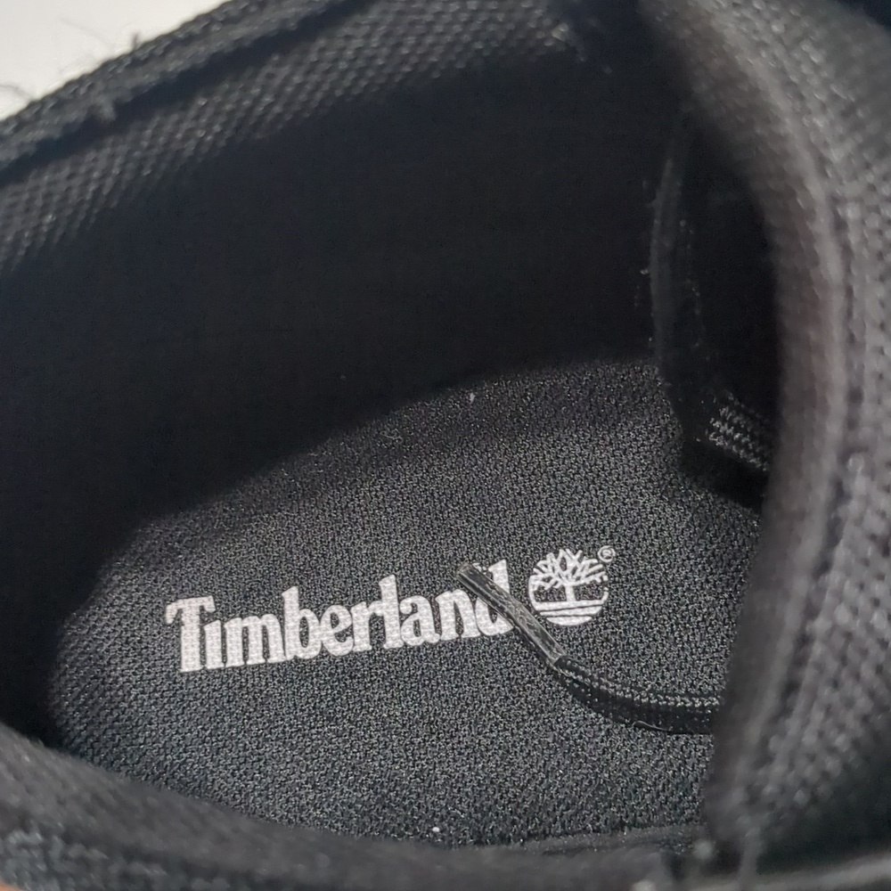 Timberland Men Plain Toe Ankle Chukka Boots Groveton Size 11.5 Black - Picture 6 of 7